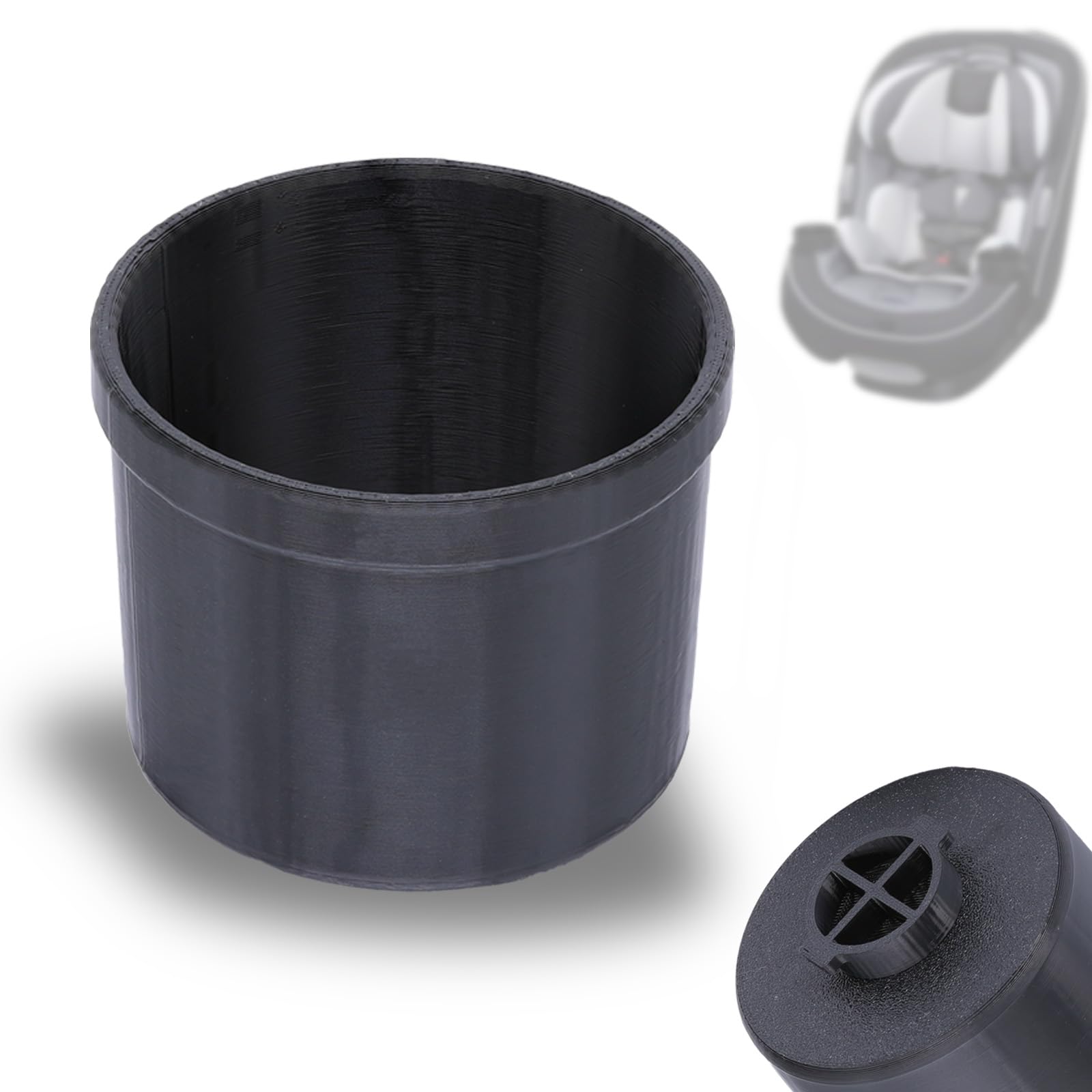 Photo 1 of 1-Pack Car Seat Cup Holder – Compatible with Safety 1st EverFit & Grow and Go, Maxi-COSI Pria, and Cosco All-in-One Car Seats – Dishwasher Safe (Model #C6577 and C6474)