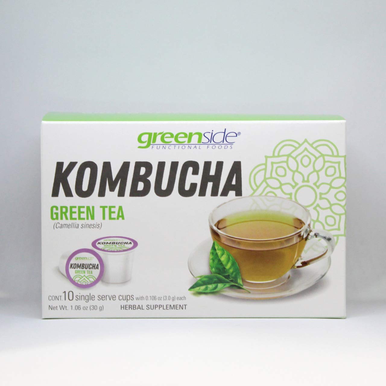 Buy greenside Kombucha Green Tea Herbal Antioxidant Probiotic 10 in