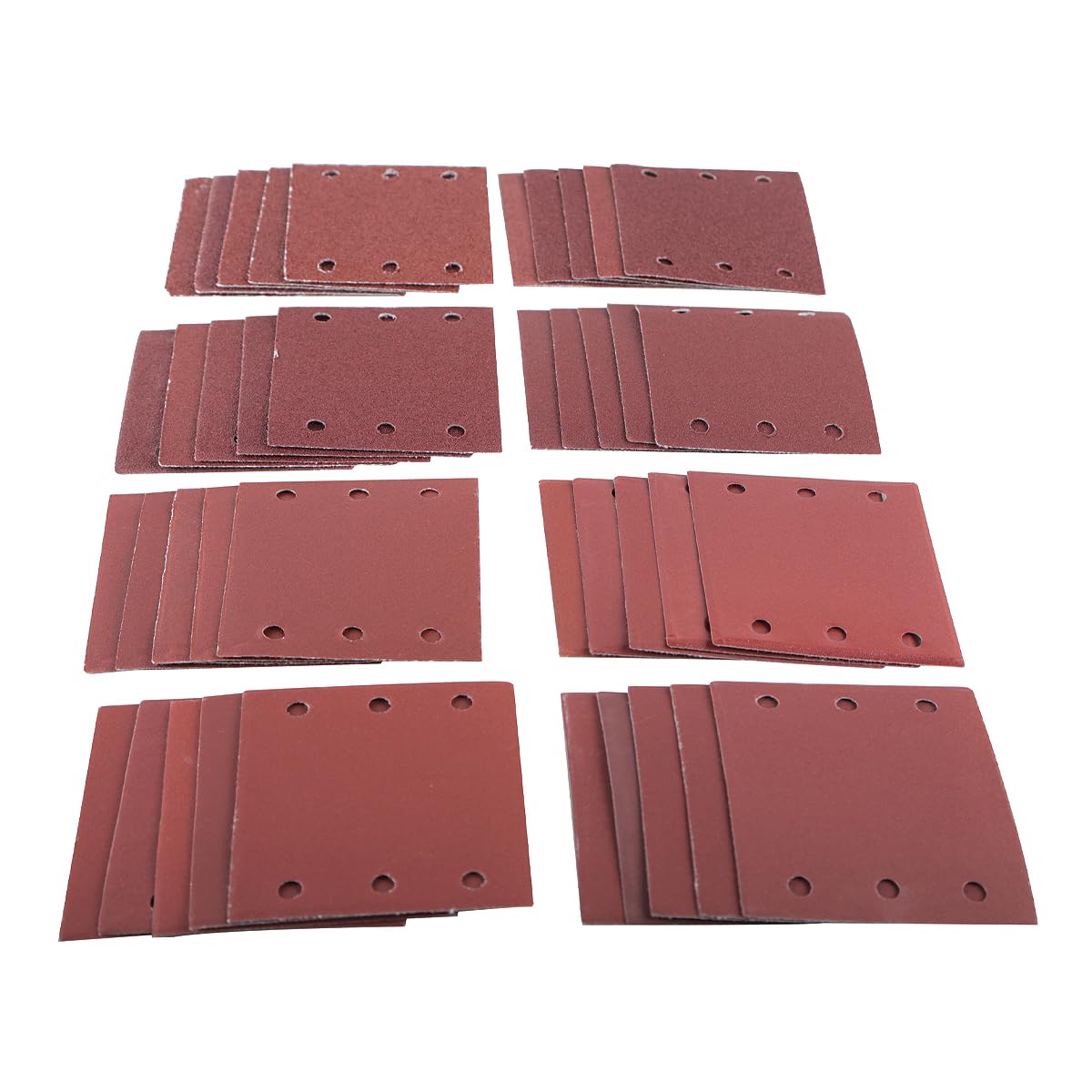 Amtech V4056 40 Piece mixed grit square sanding sheet set (110mm x 100mm)