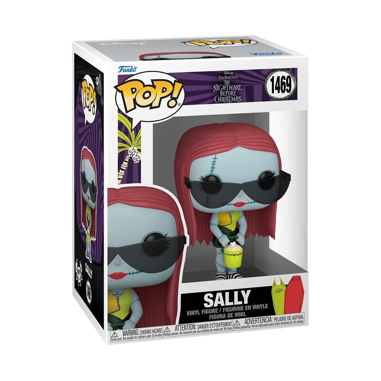 Funko Pop! Disney: the Nightmare Before Christmas - Sally With Glasses - (Beach) - Collectable Vinyl Figure - Gift Idea - Official Merchandise - Toys for Kids & Adults - Movies Fans