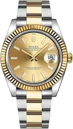 Rolex Datejust 41 Fluted Bezel Gold & Steel Watch 126333