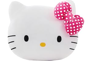 Northwest Hello Kitty Polka Dot Pretty Small Cloud Pillow 12 Inch – Plush Stuffed Toy for Kids, Adults, Bedroom & Playroom Decor, Great Gift Idea