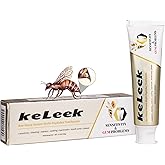 KeLeek Bee Wasp Venom Multi-Peptides Toothpaste for Bleeding Gums,Gingivitis Treatment Repair,Sensitive Teeth,Mouth Sores,Plaque,Bad Breath (Fluoride Free)-12 Hours Breath Fresheners- 3.7 OZ