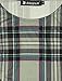 Allegra K Women's Mini Bodycon A-Line Sleeveless Plaid Dress Medium Grey