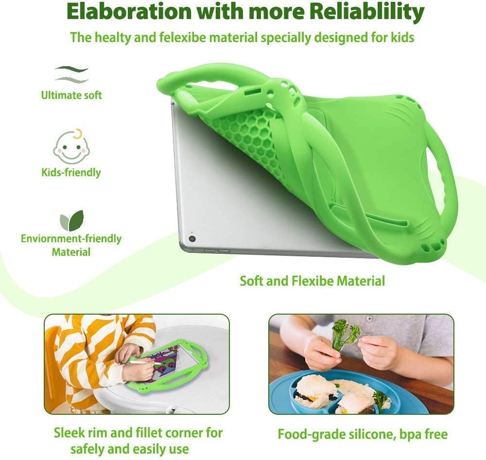 TOPESCT iPad 10.2 case, iPad 9th/8th/7th Generation Case for Kids Built-in Handle Stand, Comes with a Strap - Image 3