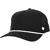 ANKOR Performance Golf Rope Hat - UPF 50 Water Resistant Lightweight Thermoflex Snapback, Men’s Hat Golf Tee Design Holder