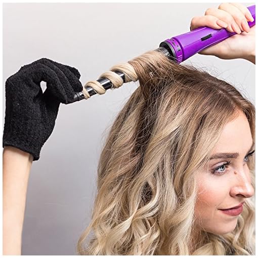 Revlon Salon Long Lasting Bouncy & Loose Curls 2-in-1 Curling Wand, 1" - Image 7