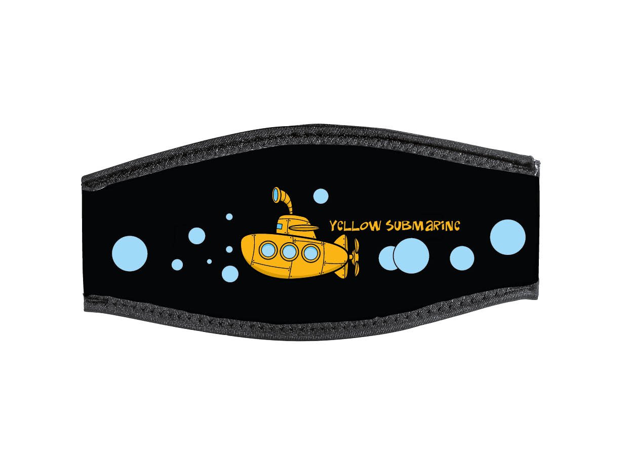 Best divers Neoprene Mask Strap, Double Velcro, Submariner