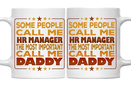 MONIZILUCKY Funny HR MANAGER Coffee Mug, Some People Call Me HR