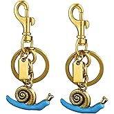 LSBDJDL Metal Snail Keychain Bag Charms Car Charms For Handbags For Tote Bags Keychains For Women