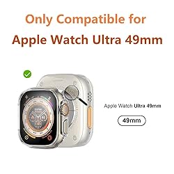 HANKN 2 Pack Hard Case 49mm for Apple Watch Ultra 2