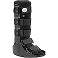 Jewlri Air Walking Boot, Tall Fracture Boot, Air CAM Walker Fits Left or Right Foot, Foot Protection Walker for Broken Foot Sprained Ankle Fracture Recovery (Medium)