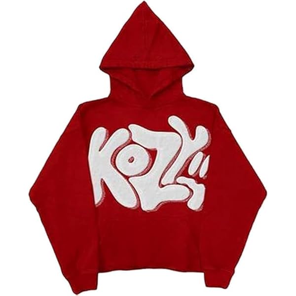 grhaat Y2k Hip Hop Hoodie Punk Gothic Bubble Letter Print