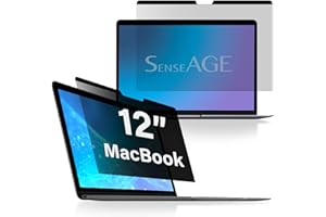 SenseAGE - Magnetic Privacy Screen Filter for MacBook 12 Inch Easy On/Off Anti-Blue Light Privacy Screen Protector, Compatible with MacBook 12 inch