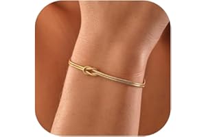 CUEZIY Bracelets for Women Matching Bracelets for Couples Love Knot Bracelet Dainty Snake Chain Forever Infinity Bracelet Adjustable Friendship Bracelet Jewelry Gifts for Women