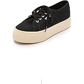Superga womens 2790 Acotw Platform Fashion Sneaker, Black, 10 US