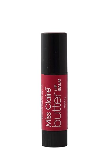 Miss Claire Butter Lip Balm Red Velvet, Red, 4 g