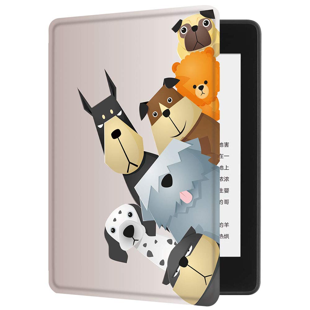 Case for New Kindle (2024/2022 Release) with Hand Strap - Leather Cover Auto Sleep/Wake for 6