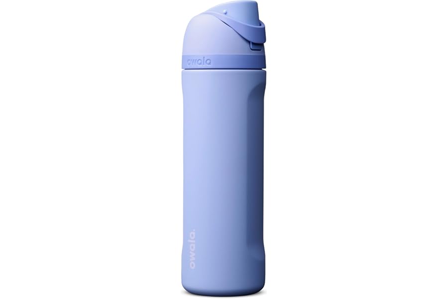 Owala FreeSip Insulated Stainless Steel Water Bottle with Straw, BPA-Free Sports Water Bottle, Great for Travel, 24 Oz, Out of the Blue