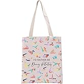G2TUP Funny Pilates Lover Gift I'd Rather Be Doing Pilates Tote Bag