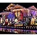 LE Christmas LED Fairy String Lights, Solar Power, RGB, 100 LEDs 55 ft/17m, Waterproof, Multi-color, Light Sensor, Ambiance Lighting, Wedding, Party, Patio, Holiday, Festival, Celeration, Decoration