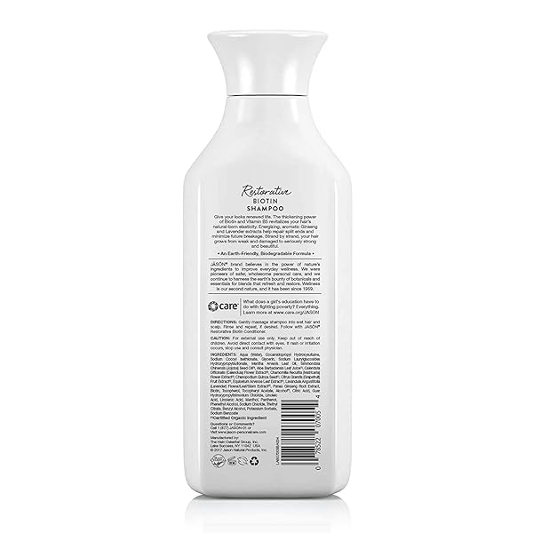 JASON RESTORATIVE BIOTIN SHAMPOO, 16 FL OZ