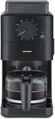 Máquina de Café com filtro e moinho, preto
