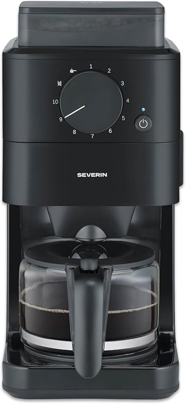 Máquina de Café com filtro e moinho, preto