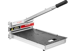 MAIHUITE 17mm Thick Upgrade Stability Heavy Laminate Floor Cutter,13" Professional Vinyl Flooring Cutter with 15° /30° /45°Adjustable Angle Settings,Cuts Laminate, LVP,LVT,SPC,Engineered Hardwood
