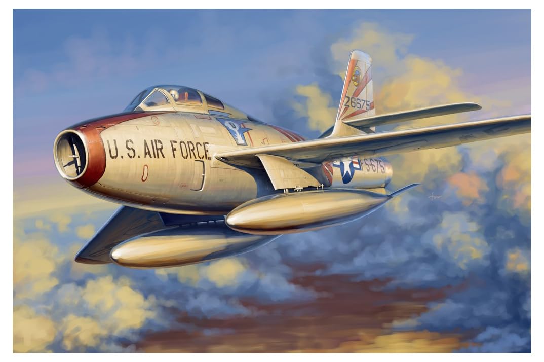 Hobbyboss 1:48 Scale F-84F Thunderstreak Assembly Kit