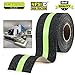 Anti Slip Grip Tape Safety Traction Tape with Glow in the Dark Reduce the Risk of Slipping, for Indoor Outdoor Stair Tread Step or Other Slippery Surfaces 2 Inch x 16.4 Foot - Keeps You Safe