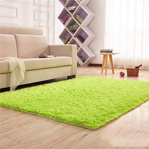 Amazon.de: JiaQi Hochflor Shaggy Schlafzimmer Bereich Teppich, Mode
