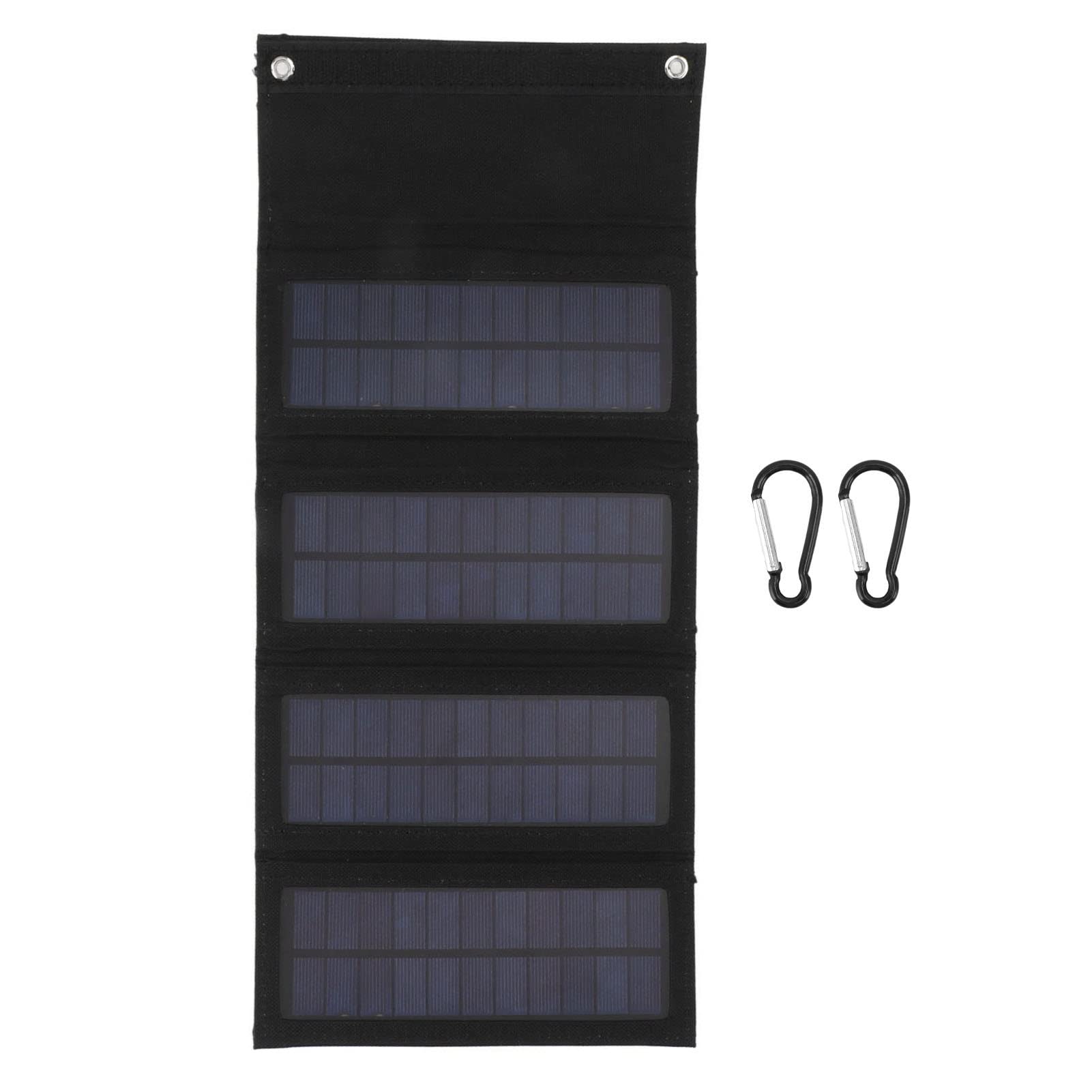 SEAFRONT 40W Foldable Solar Panel, Monocrystalline, Black, Portable Charger, USB, Smartphones, Tablets
