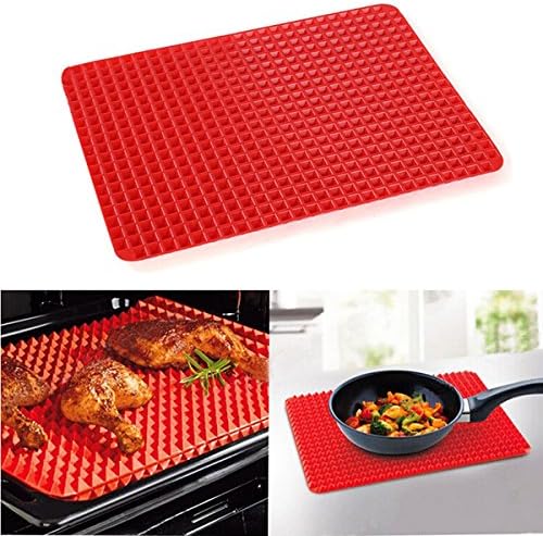 Non-Stick Microwave Silicone Baking Mat Pyramid Cooking Pan Oven Baking Tray
