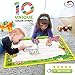 Zutan Large Aqua Doodle Mat Water Drawing Pad with 3 Pens, 1 Sheet of Shapes, 2 Alphabet Stencils & 1 Drawing Book – Perfect Educational Toy Gift for Birthdays & Christmas - 29 x 19 Inches