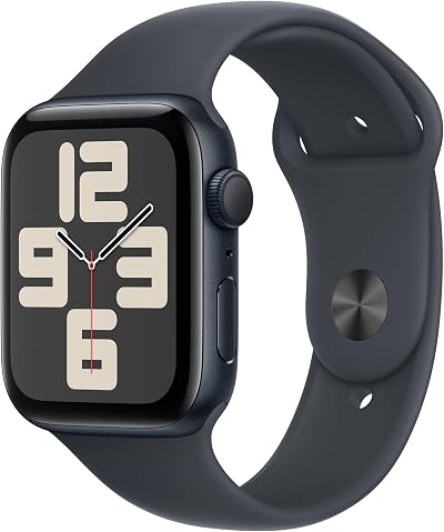 Apple Watch SE 2nd Gen GPS 44mm Midnight Aluminum Case Midnight Sport Band S/M