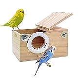 kathson Parakeet Nest Box Budgie Nesting House