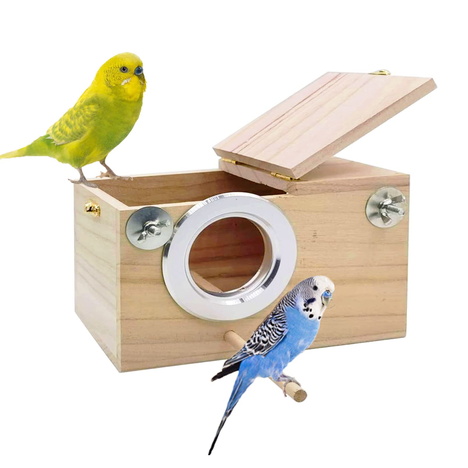 kathson Parakeet Nest Box Budgie Nesting House