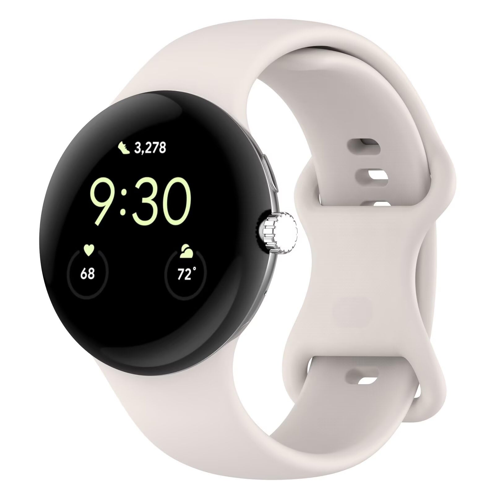 TingYR Strap Compatible with Google Pixel Watch 3 45mm, Convenient, Slim, Watch Replacement Straps Compatible with Google Pixel Watch 3 45mm.