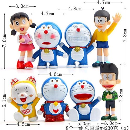 Shizuka Minamoto Doraemon Kisscartoon 8pcs Lovely Cartoon
