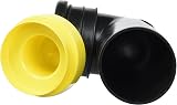 Geberit PE 366061161 Wall Mounted Toilet Bend 90 Degree DN90/90 Black GIS Duofix view 4