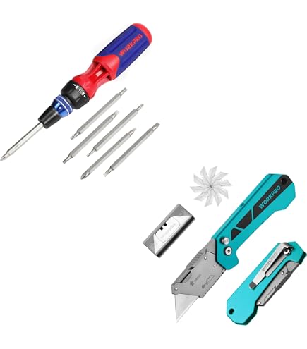 Basin Wrench Rizom Self Adjusting Wrench, 8\" And 12\" Pipe Wrench, 2-Piece Self Adjustable Wrench Set With 3/8 Ratcheting Crescent Wrench