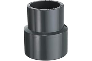 HARFINGTON PVC Reducing Coupling 2 x 1-1/2" Increaser/Reducer Coupling Pipe Fittings Adapter DWV Duct Reducer for Sewer Plumb