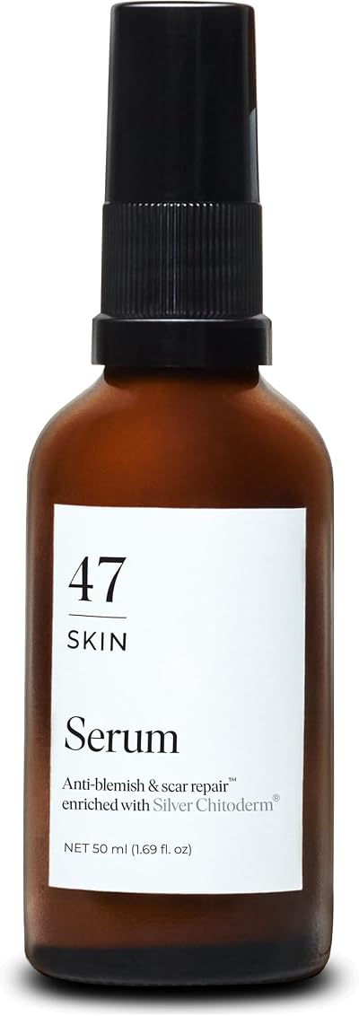 47 Skin Anti blemish & scar repair Serum 50ml Silver Chitoderm All Skin Types