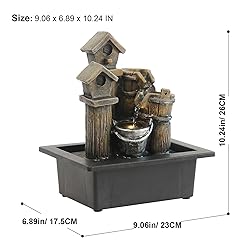 Small Indoor Relaxation Tabletop Fountain and