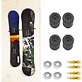 Ski/ Snowboard Storage Rack, Snowboard Display Rack, Wall Mount Storage Organizers, Floating Hanger Rack - Invisible Design - Hold 2 Snowboard - Screws and washer Included - Protect Snow Board