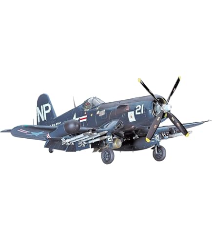 Amazon.com: Heller Corsair F4U7 Boat Model Building Kit : Arts
