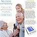 iProvèn Blood Pressure Monitor Clinical Upper Arm -Premium Technology: Double Pulse Detection Technology - Lightning Fast (30-40 sec) Highly Accurate - Free App and Cuff (White-Gray)