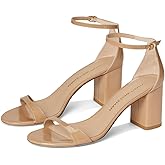 Stuart Weitzman Women's Nudist Block Sandals 75mm