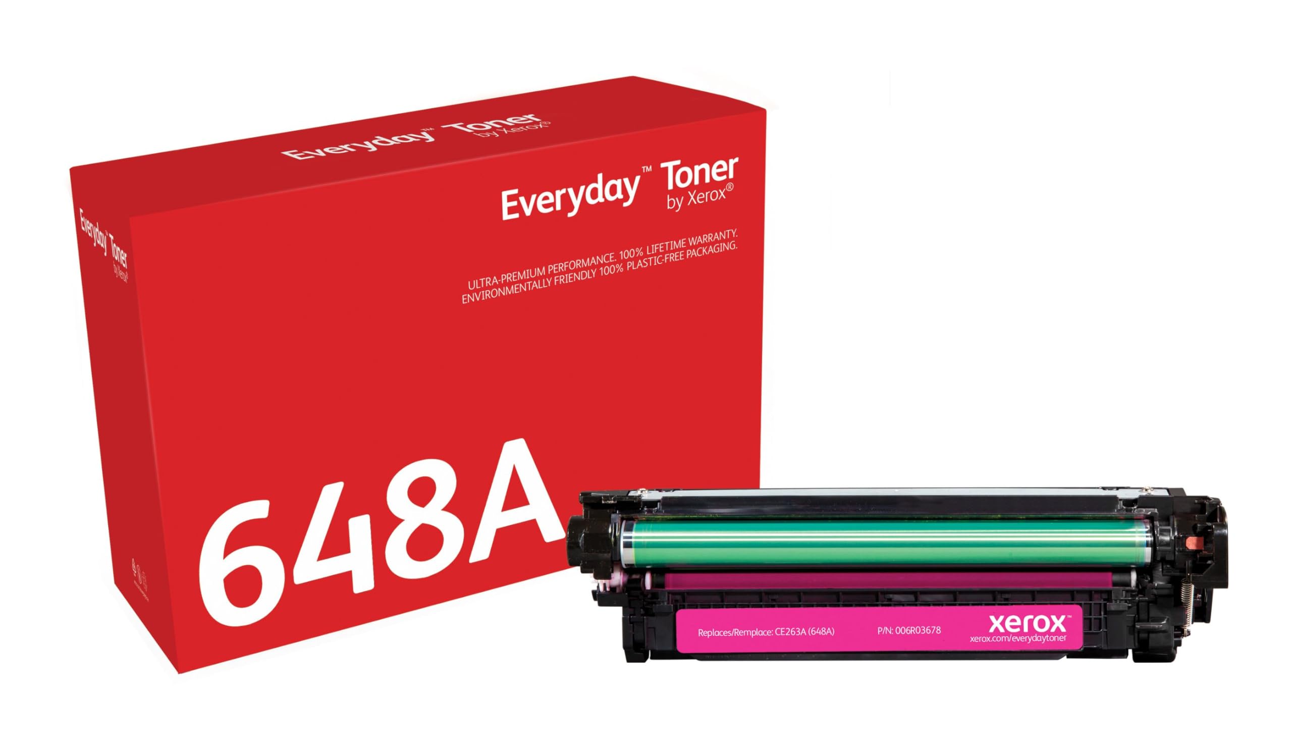 Xerox Everyday Compatible HP 648A CE263A Magenta Toner, Standard Capacity